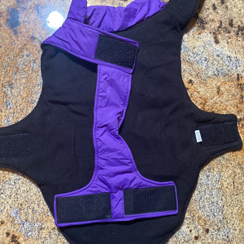 New Wind breaker dog jacket. Purple reflective - Picture 5 of 5